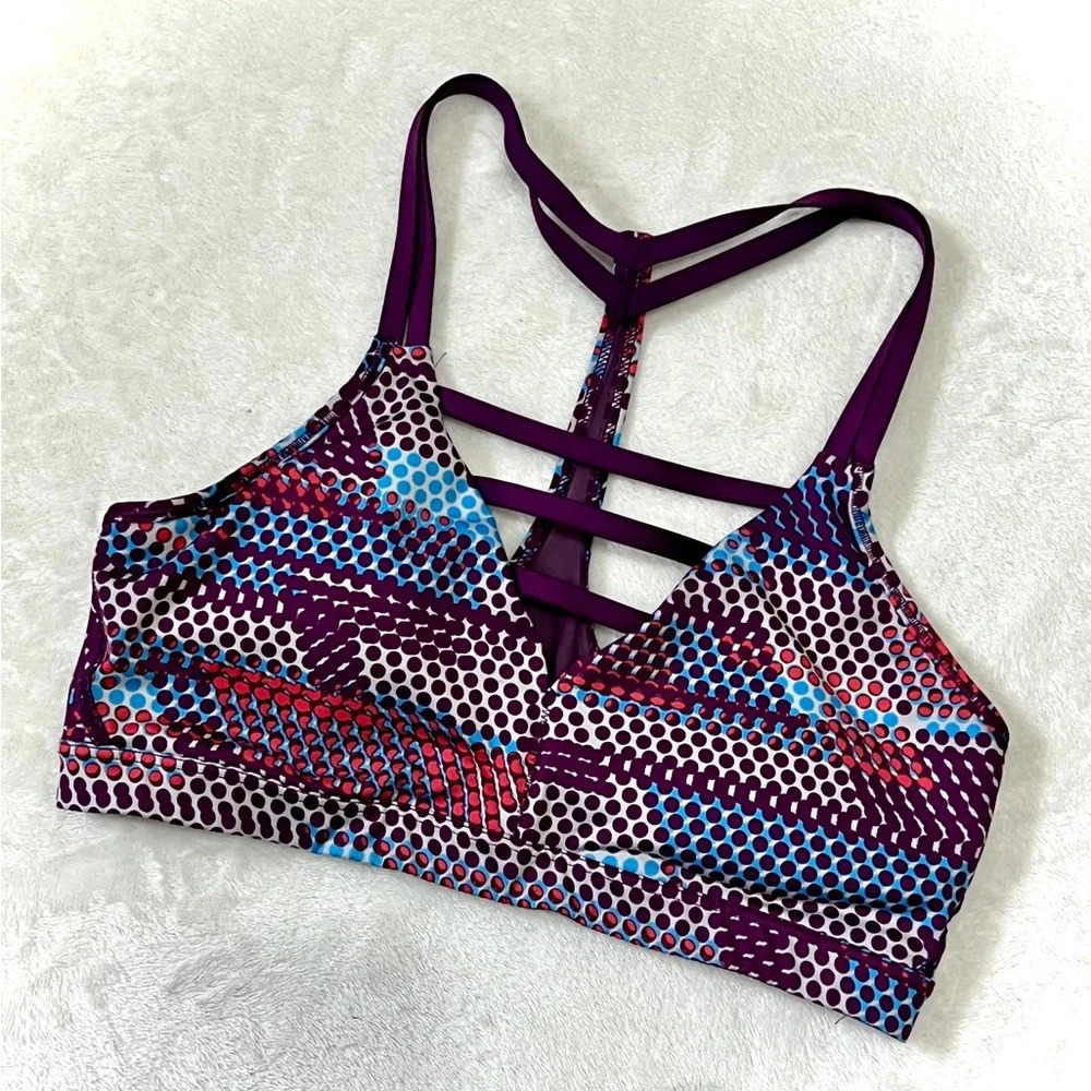 Victoria Secret Sport VSX Strappy Dotted Bra- Medium